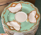 Customizable teacup & saucer set, 8 oz, vegan bone china