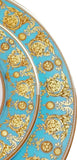 Customizable Aqua/Turquoise Plate or cup & Saucer Set