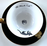 11 Piece Edgar Allan Poe Tea Set with spoons, food safe, Porcelain