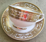 Customizable Gold Plate or Cup & Saucer Set, Porcelain