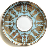 Customizable Aqua/Turquoise Plate or cup & Saucer Set