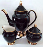 11 Piece Edgar Allan Poe Tea Set with spoons, food safe, Porcelain