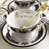 Halloween Cup and Saucer Set with spoon