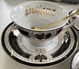 Halloween Cup and Saucer Set with spoon