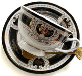 Halloween Cup and Saucer Set with spoon