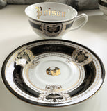 Halloween Cup and Saucer Set with spoon