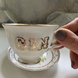 4 Liquor Demitasse/Espresso Cup and Saucer Sets, 3 Ounces