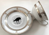 Edgar Allan Poe Raven Plate or Teacup & Saucer Set