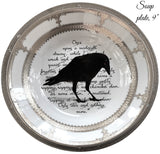 Edgar Allan Poe Raven Plate or Teacup & Saucer Set