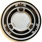 Customizable Black and Gold Plate or Cup & Saucer Set