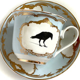 Raven Teacup & Saucer Set