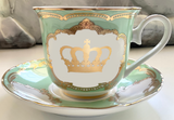 Green and Blue on Preorder - Snarky princess Tea Set