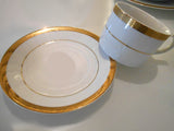 Customizable Silver or Gold Plate or cup & Saucer Set, porcelain