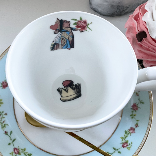 1:12 Miniature Porcelain Tea Cup Set - 15 pcs - Alice-in