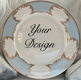 Customizable plate or cup and saucer set