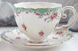 "Questionable Morals" Teacup & Saucer Set, 8 oz, Porcelain