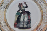 "Drunken Marie Antoinette" Plate or cup and saucer set, Porcelain