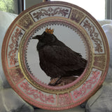 Royal Crow Plate, Porcelain