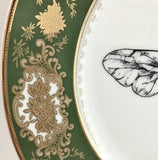 Royal Bee Plate or Teacup & Saucer Set, 8 oz, Porcelain
