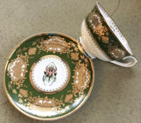 Goliath Beetle Teacup & Saucer Set, 8 oz, Porcelain