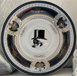 Victorian Gentleman, Teacup & Saucer Set, 8 oz, Porcelain