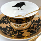 Raven Teacup & Saucer Set