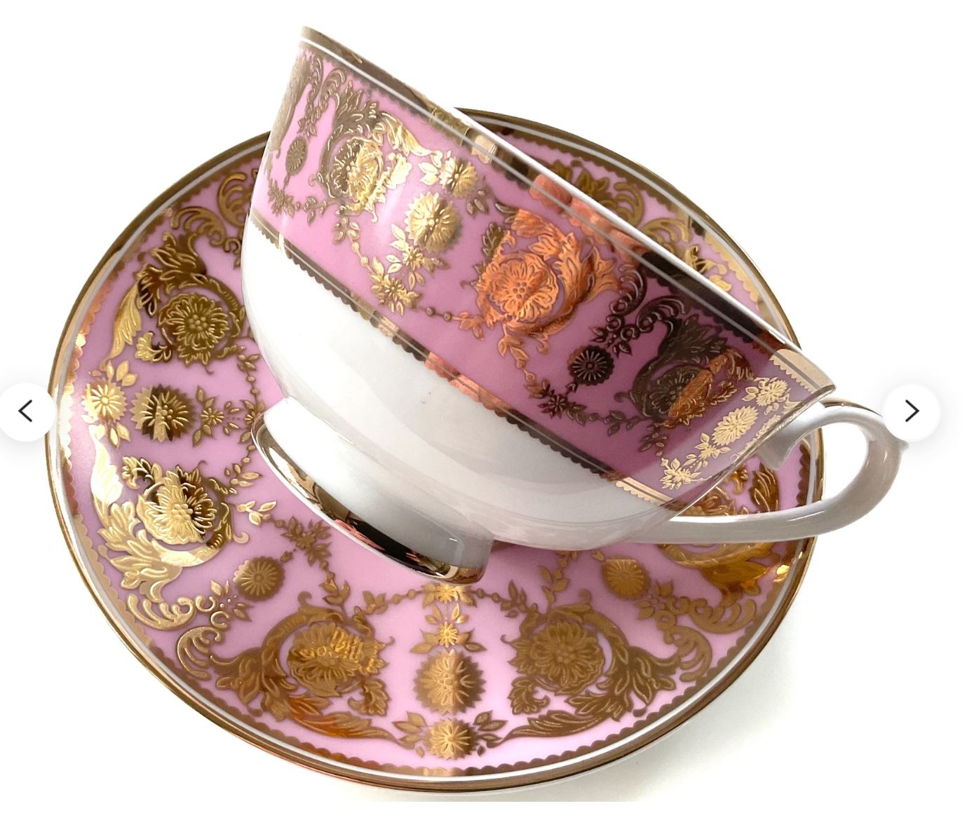 Large capacity Alice in Wonderland cup and saucer Set, porcelain, 14 o –  Angioletti Designs