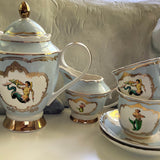 Merman or Mermaid Tea Set, Vegan Bone China