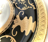 Four 22k Gold Halloween Teacup & Saucer Sets