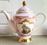 Frog Prince Tea Set, 7 or 11 Pieces, Food Safe and Durable. Vegan Bone China.