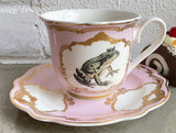 Frog Prince Tea Set, 7 or 11 Pieces, Food Safe and Durable. Vegan Bone China.