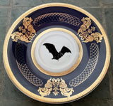 Bat Teacup and Saucer Set or Dinner Plate
