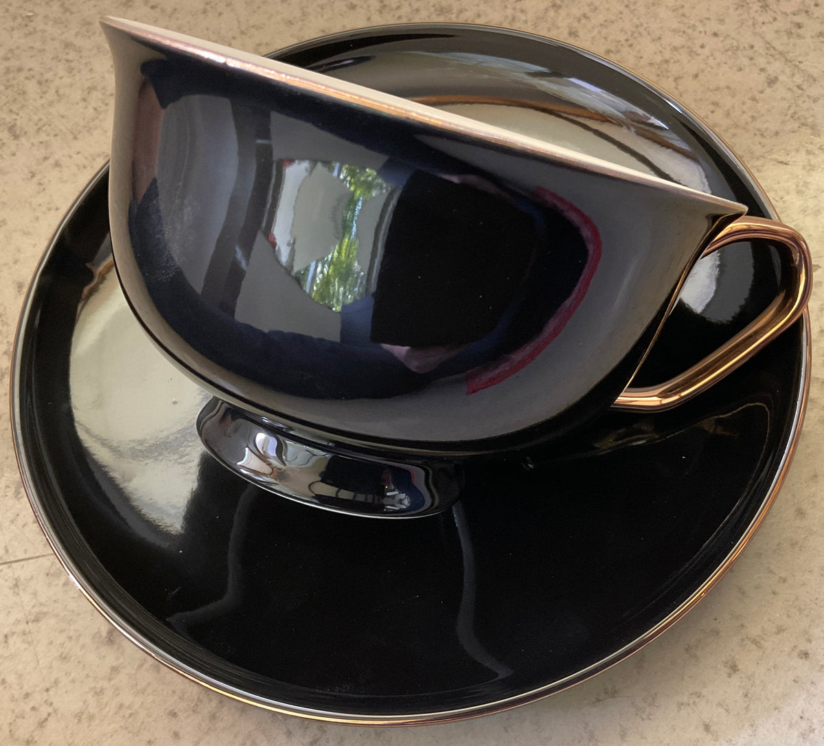 Bat Teacup and Saucer Set, 14 Ounces – Angioletti Designs