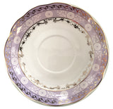 Purple luster Teacup & Saucer Set