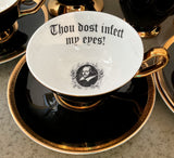 Shakespearean Insults Tea Set