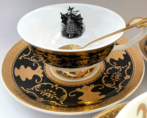 Bat lady Teacup & Saucer Set