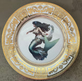 Mermaid Plate or Cup and Saucer Set
