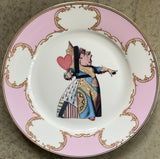 Pick your own Character! Pink, Blue or Green Alice in Wonderland Plate