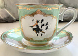 Green And Blue For Preorder - Witchy Halloween Tea Set