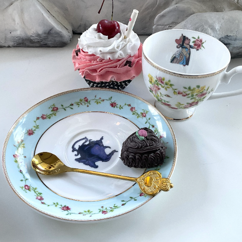 Green And Blue For Preorder - Merman or Mermaid Teacup and Saucer Set, –  Angioletti Designs