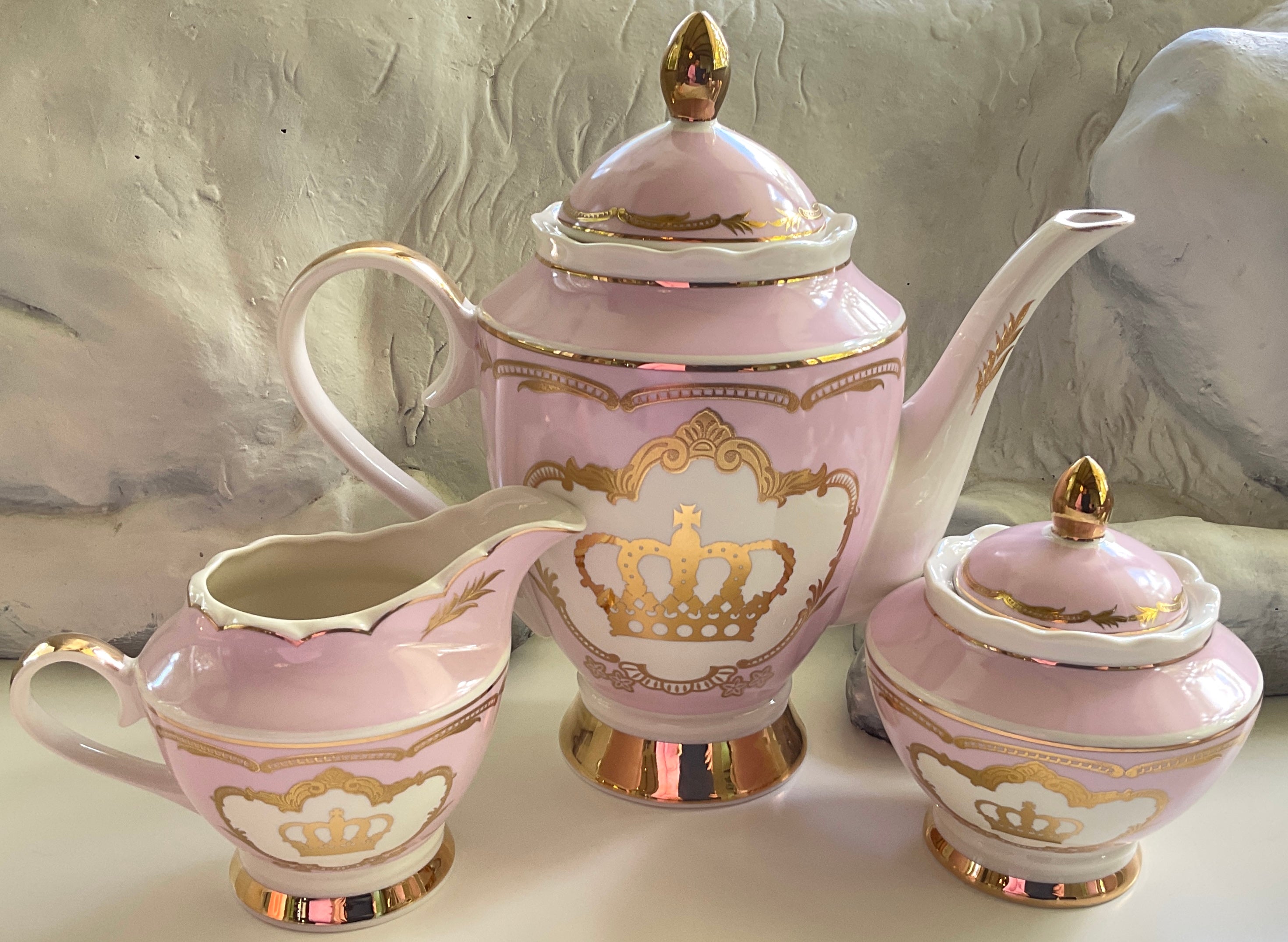 Green and Blue on Preorder - Snarky princess Tea Set – Angioletti Designs