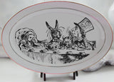 Alice in Wonderland platter, 14", porcelain
