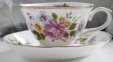 Set of 4 porcelain teacup and saucer sets, customizable