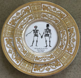 Skeleton Wedding Plate or cup and saucer set, Porcelain