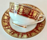 Chameleon Plate or Teacup & Saucer Set, 8 oz, Porcelain