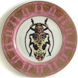 Speckled Insect Plate or Teacup & Saucer Set, 8 oz, Porcelain