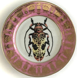 Speckled Insect Plate or Teacup & Saucer Set, 8 oz, Porcelain