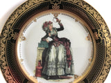 "Drunken Marie Antoinette” Plate, Porcelain