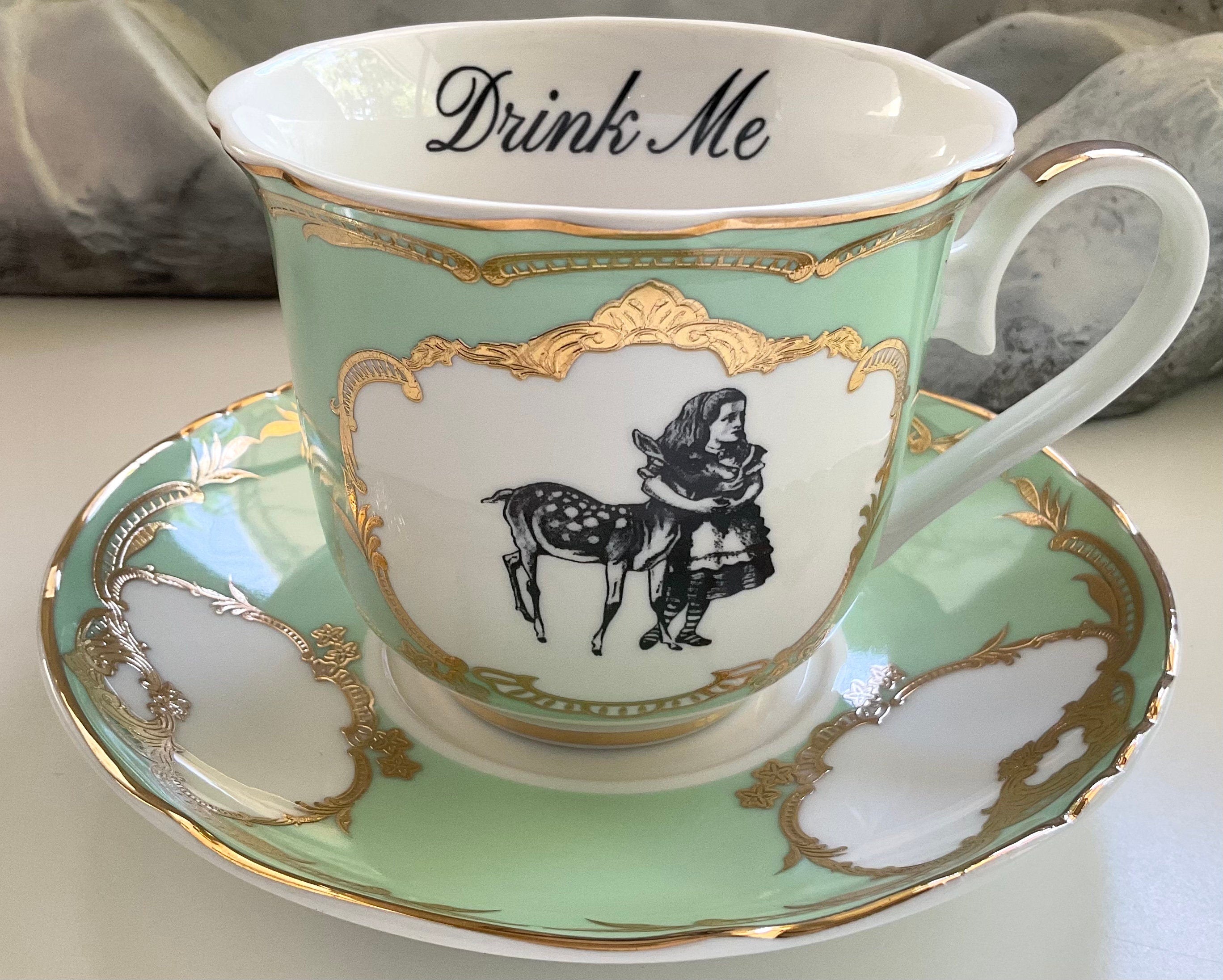 Alice in Wonderland Cup and Saucer