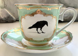 Raven Tea Set, vegan bone china